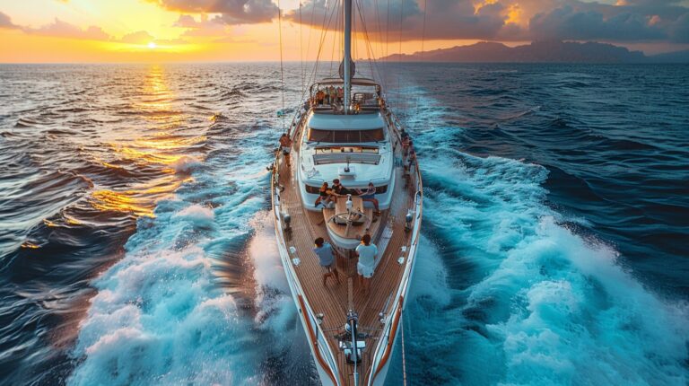 Corporate event on a yacht